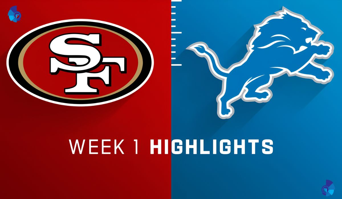Detroit Lions vs 49ers Match Player Stats