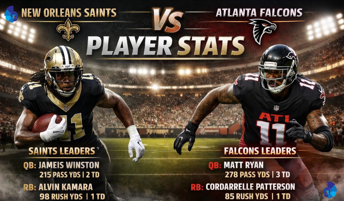 New Orleans Saints vs Atlanta Falcons Player Stats