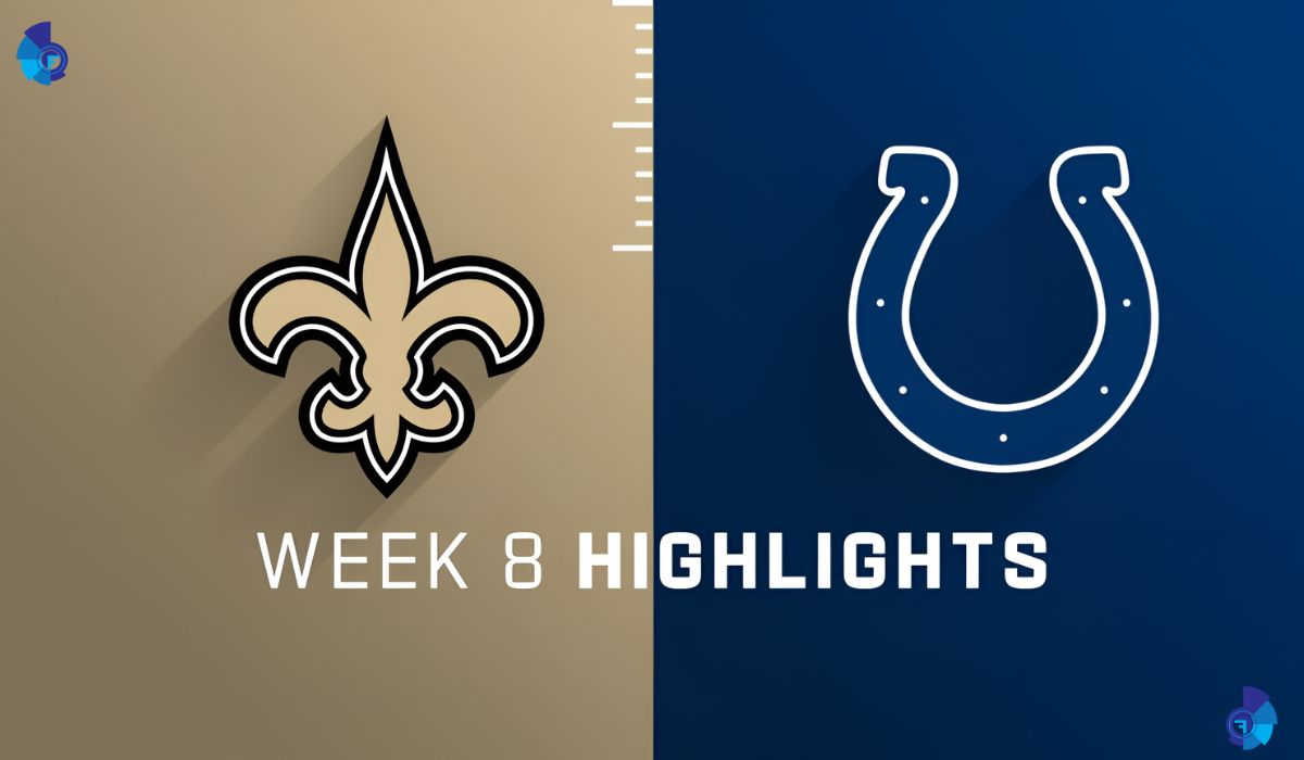 Colts vs New Orleans Saints Match Player Stats