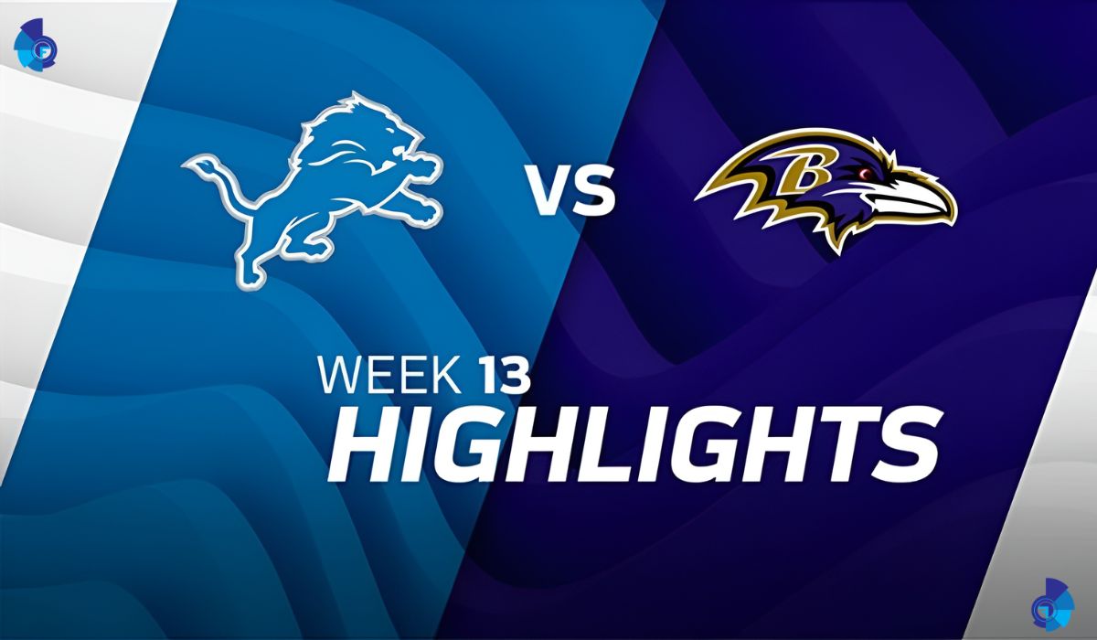 Detroit Lions vs Baltimore Ravens Match Player Stats