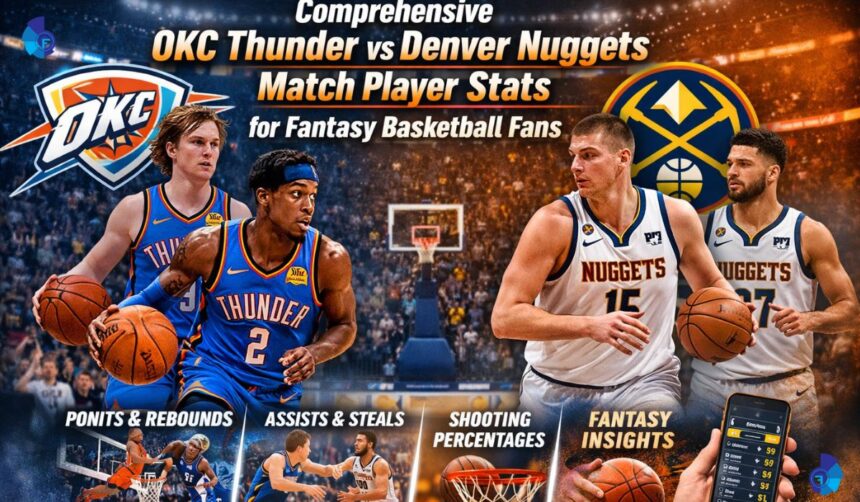 OKC Thunder vs Denver Nuggets Match Player Stats