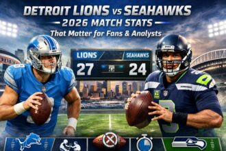 Detroit Lions vs Seahawks 2026 Match Stats