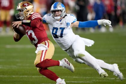 Detroit Lions vs 49ers Match Player Stats