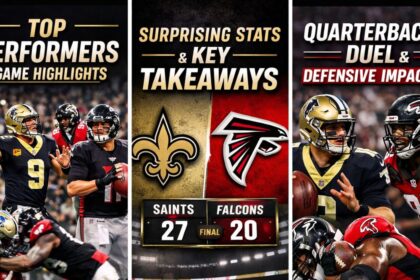 New Orleans Saints vs Atlanta Falcons Player Stats