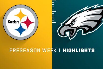 Philadelphia Eagles vs Steelers Player Stats