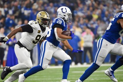 Colts vs New Orleans Saints Match Player Stats