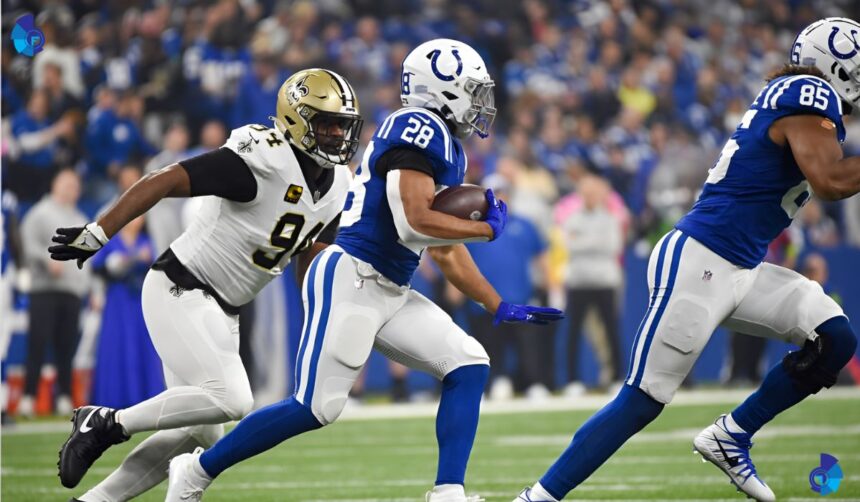 Colts vs New Orleans Saints Match Player Stats